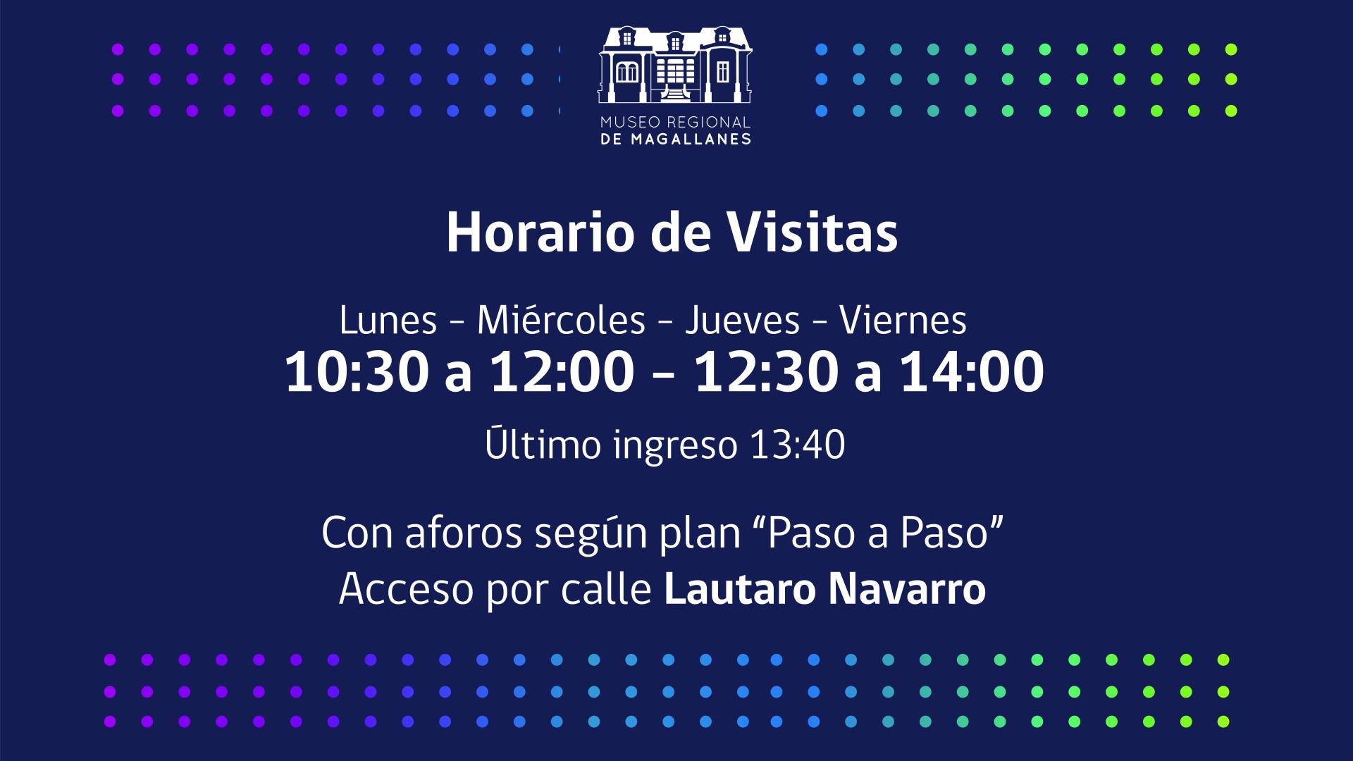 Horarios de atención a visitantes