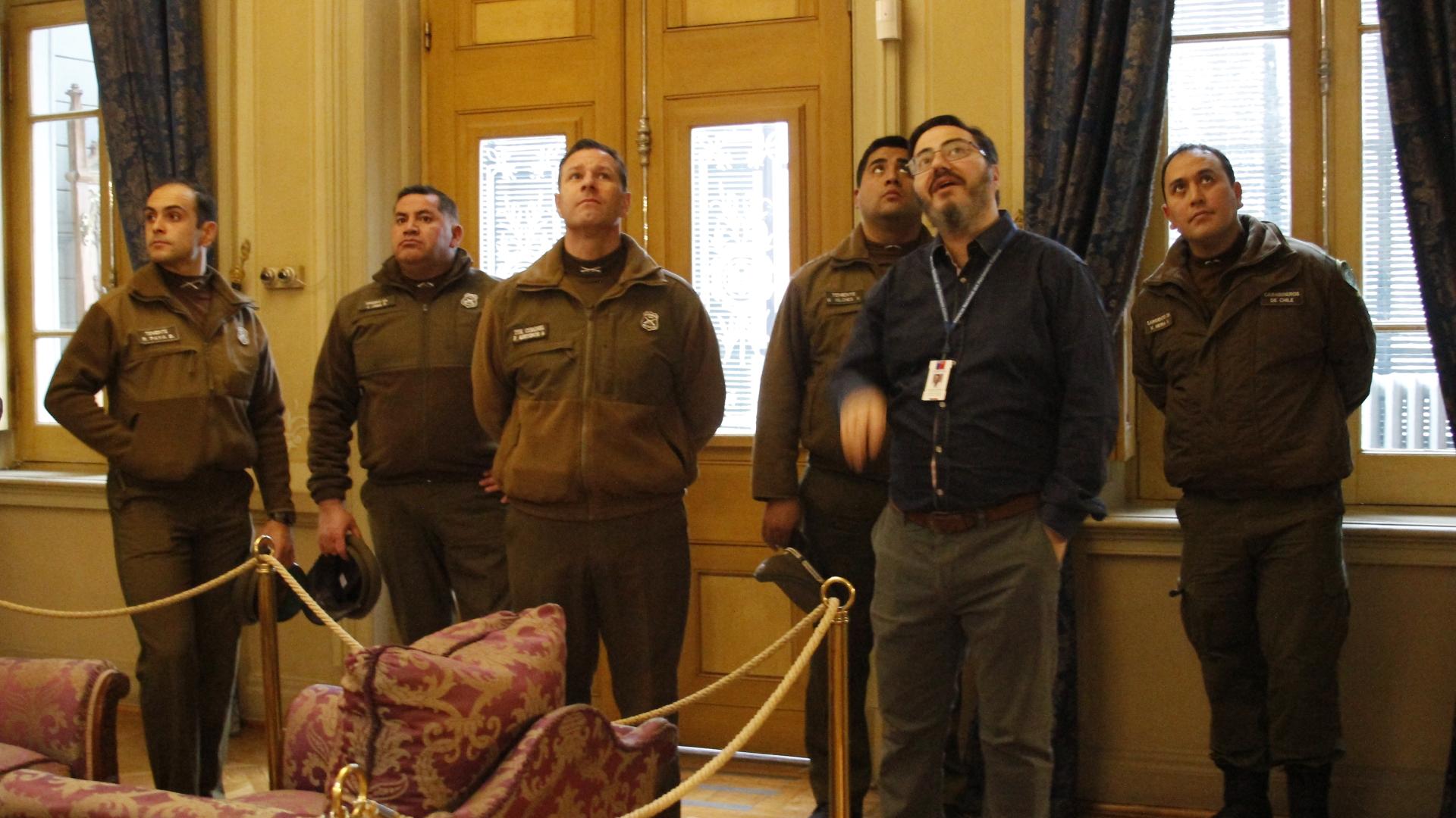 Visita de Carabineros de Chile al Museo Regional