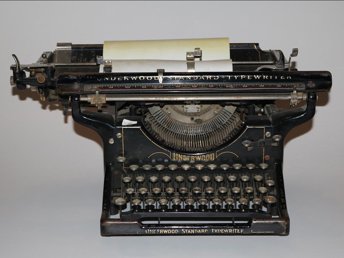 Máquina de escribir de José Grimaldi