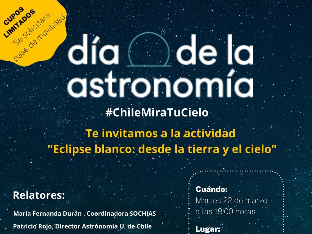 Eclipse blanco: desde la tierra y el cielo