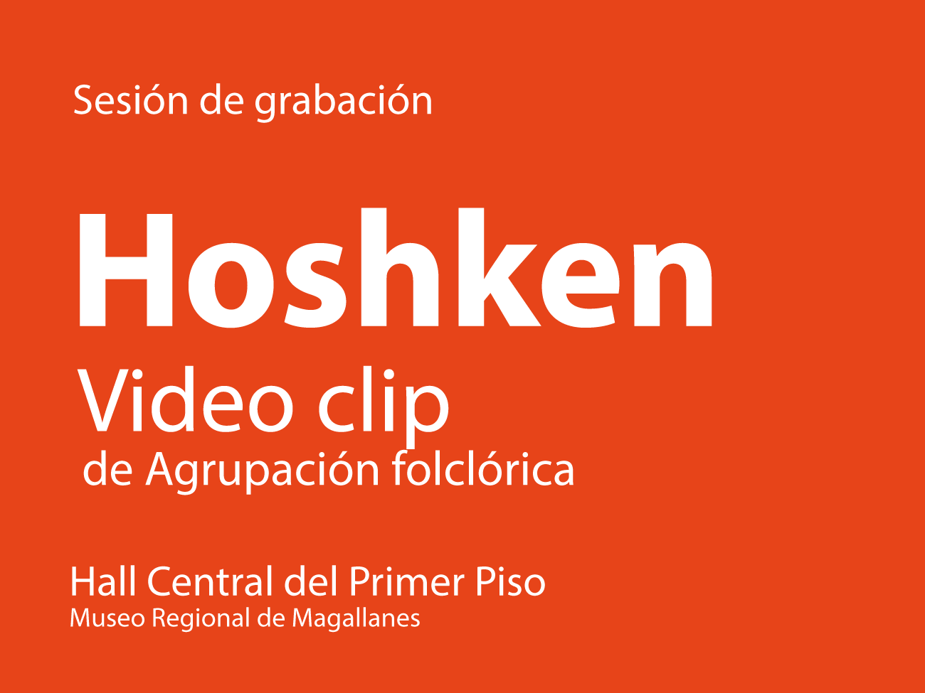 Sesión de grabación Hoshken