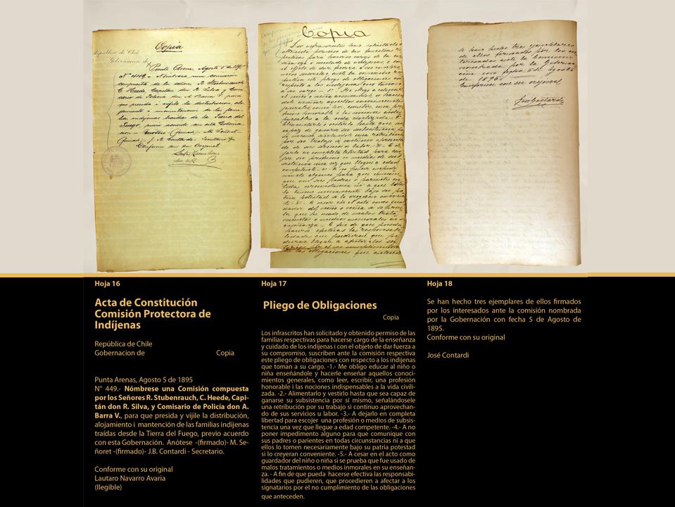 Acta de Constitución de la Comisión Protectora