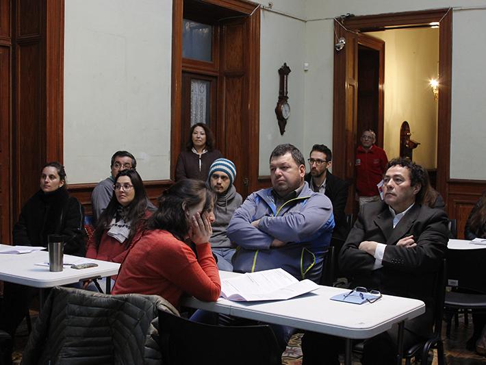 Grupo de personas en el Taller de Embalaje.