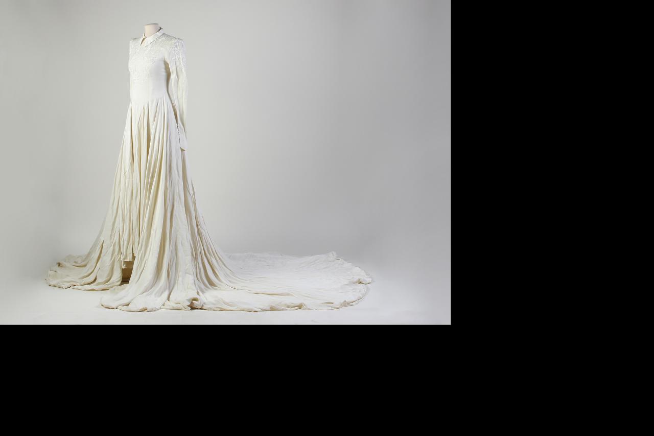 Vestido de novia de la casa de alta costura "Maison Carrau", Argentina.
