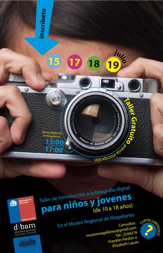 Gráfica de la actividad con niña fotografiando