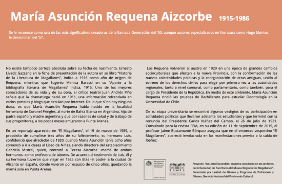 La Letra Escondida, María Asunción Requena Aizcorbe 