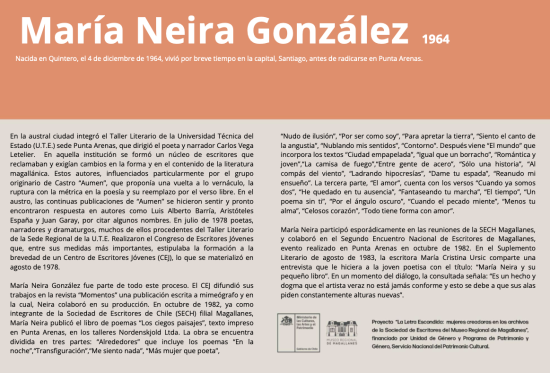 La Letra Escondida, María Neira González 