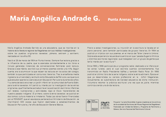 La Letra Escondida, María Angélica Andrade G. 