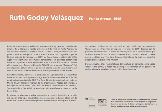 La Letra Escondida, Ruth Godoy Velásquez