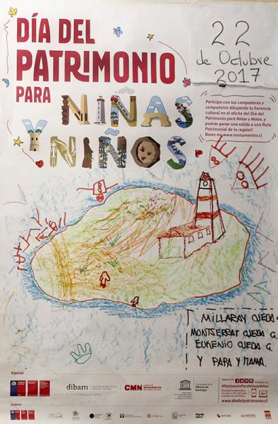 Millaray, Montserrat y Eugenio.