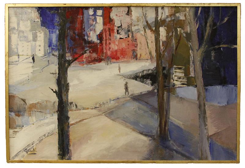 Título de la obra: Camino a los Cloisters-New York