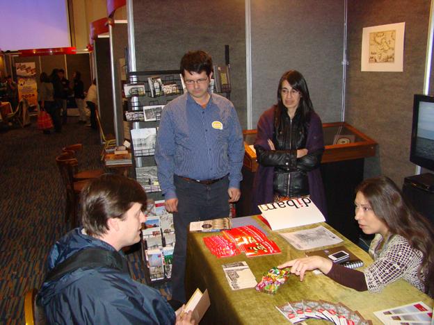 Atendiendo al público