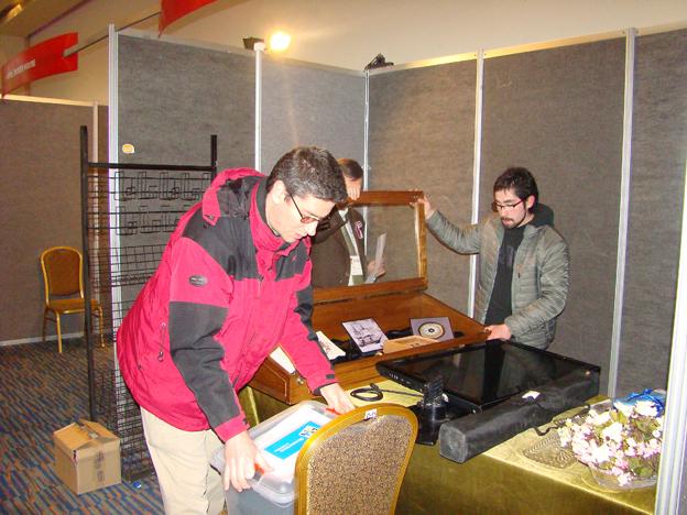 Desmontaje de la exposición