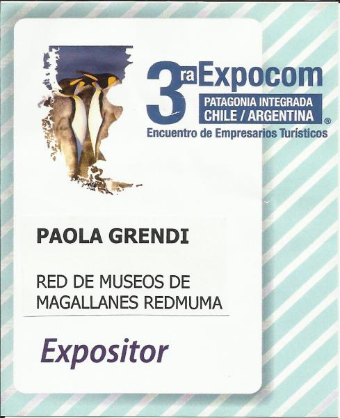 Tarjeta de Identificación para los expositores