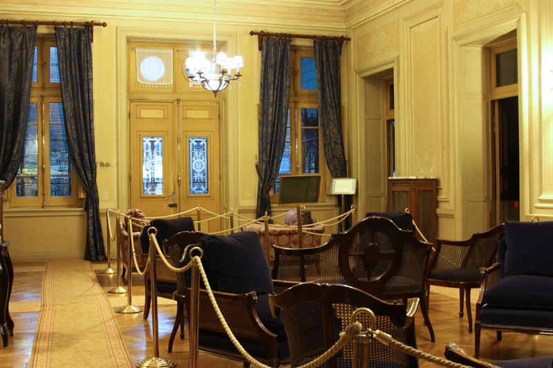 Vista panorámica del Hall de acceso del Palacio Braun Menéndez