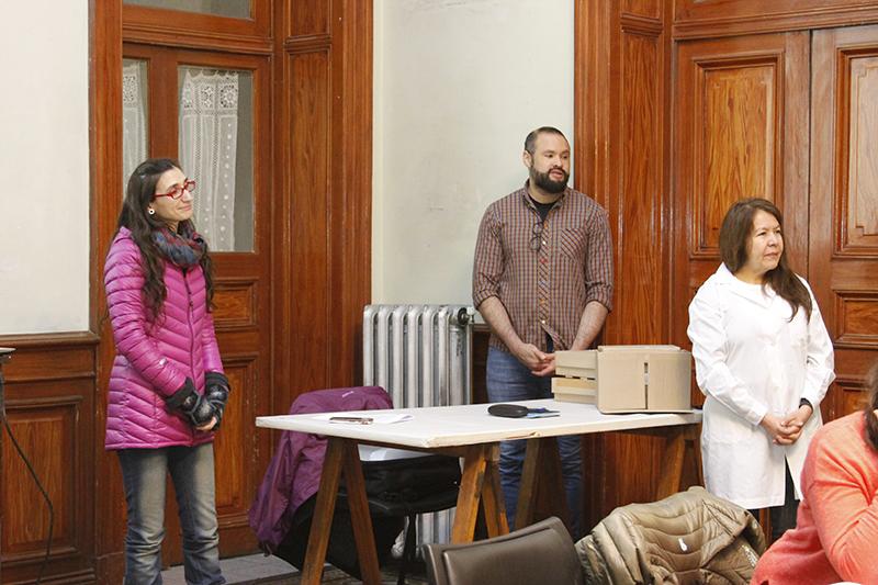 Daniela Bracchitta, Sebastian Vera, Jacqueline Elgueta.