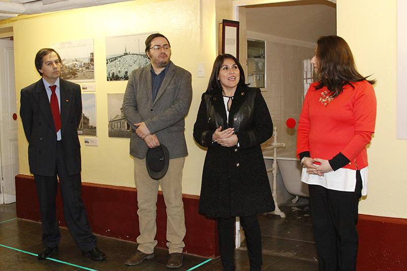 Ernesto Fernández de Cabo, Dusan Martinovic, Seremi de Cultura Katherine Ibacache Calderon, Directora MRM Paola Grendi Ilharreborde