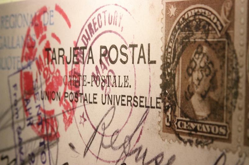 Anverso de una postal