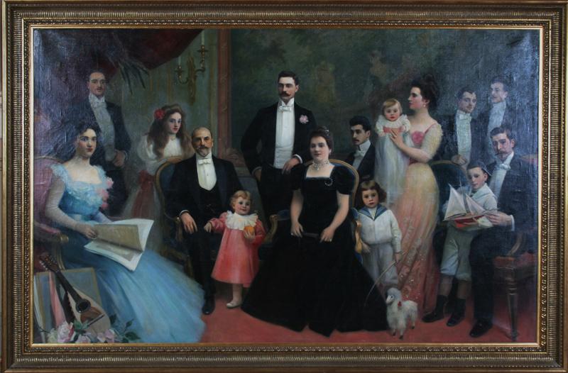 Retrato de la familia Menéndez Behety - Braun Menéndez Retrato de la familia Menéndez Behety - Braun Menéndez