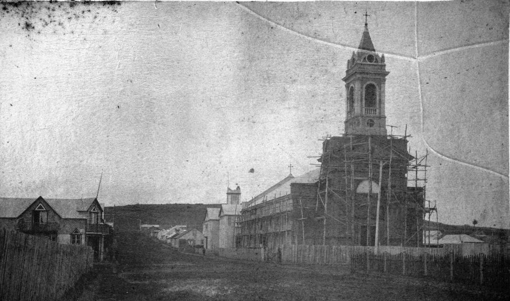 Construcción de iglesia (catedral de Punta Arenas) Construcción de iglesia (catedral de Punta Arenas)