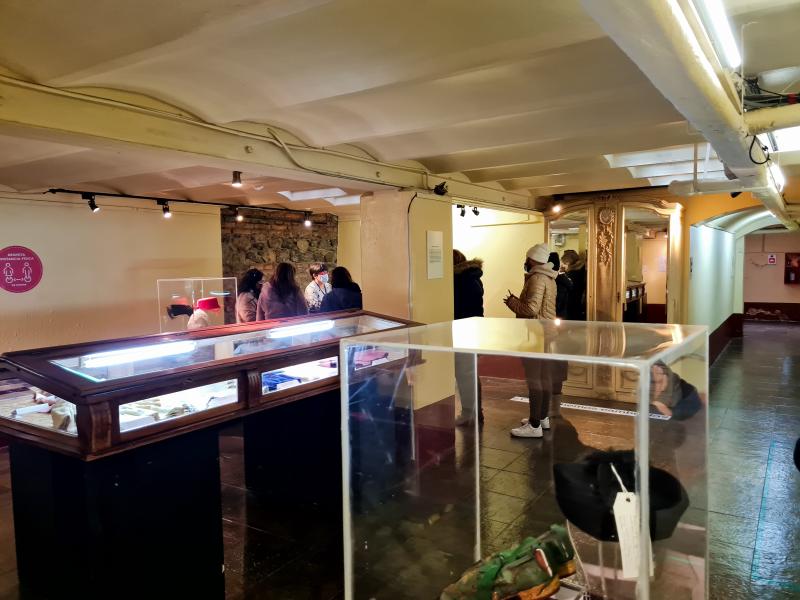 Hall central zócalo con la exposición