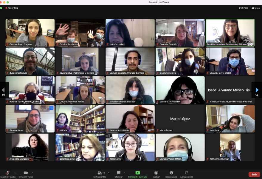 Algunas de las personas que participaron de la actividad