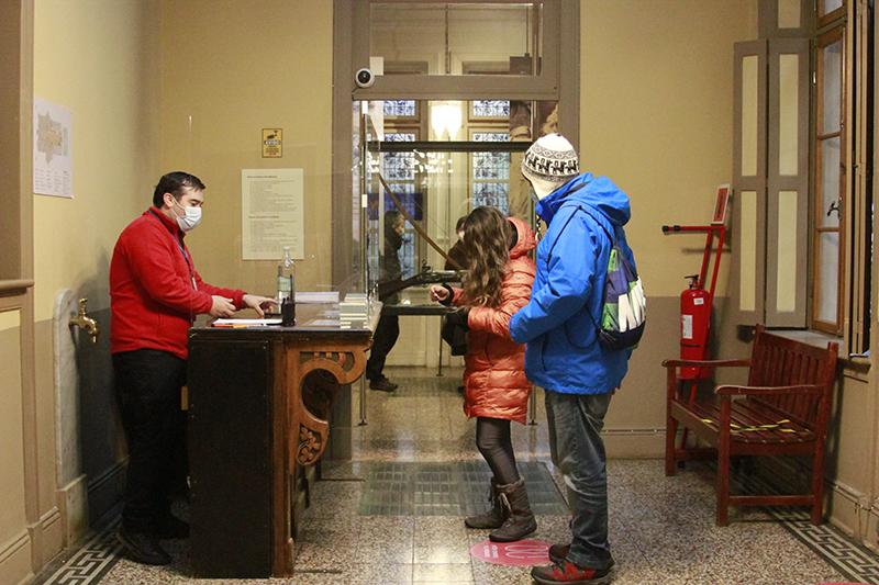 Volvimos, visitantes en el Museo Regional de Magallanes