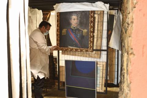 Trabajos en el Museo Regional de Magallanes